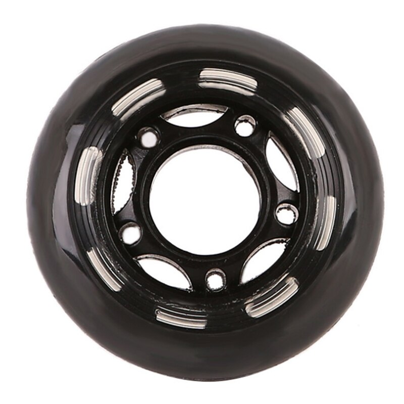 Patines de ruedas de goma de 4 uds, resistentes al desgaste silenciosos antideslizantes patines de ruedas, accesorios de Skate