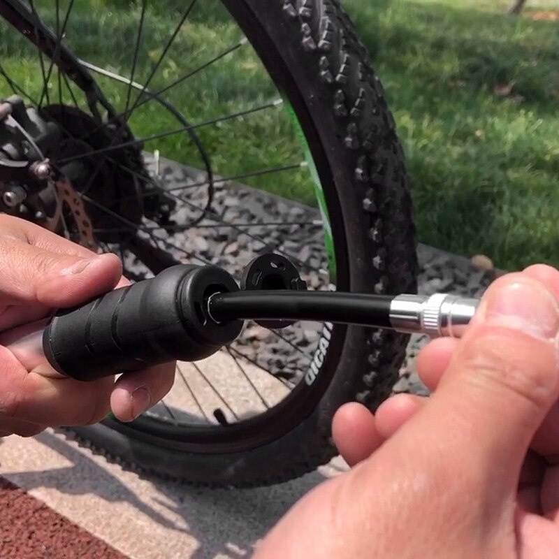 WILD MAN Aluminum Alloy Mini Bicycle Pump Mountain Bike Air Pump for XIAOMI M365 Electric Scooter Valve 100 Psi