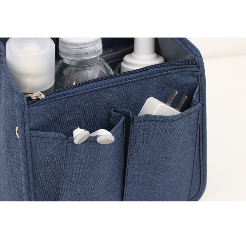 Backpack Organizer Insert Bag Nylon Handbag Liner Carry Pockets Women Travel Cosmetic Insert Tote Lady Female Makeup liner Bag