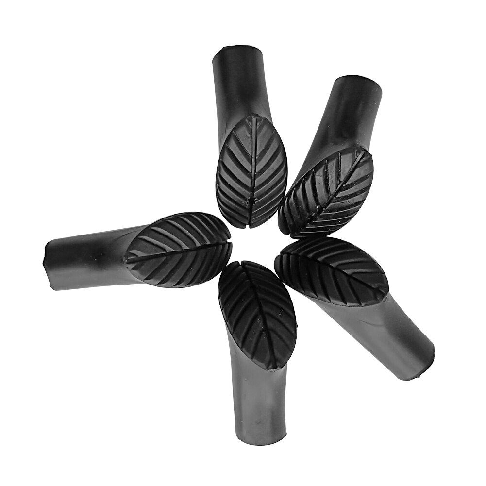 10pcs Anti-slip Trekking Pole Tip Protector Portable PVC Climbing Hiking Walking Stick Cover Pads