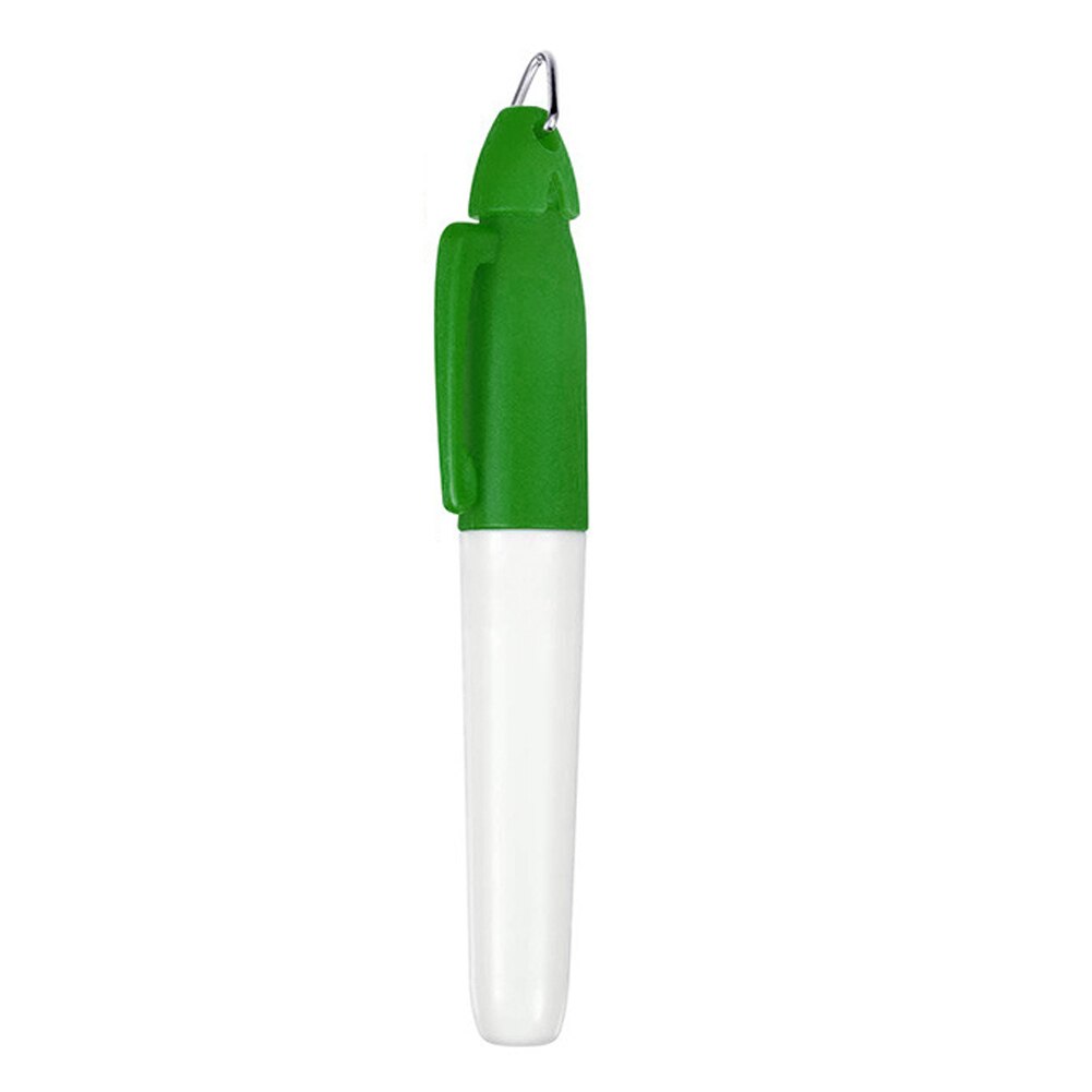 Golf Ball Liner Markers Pen with Hang Hook Drawing Alignment Marks: Green