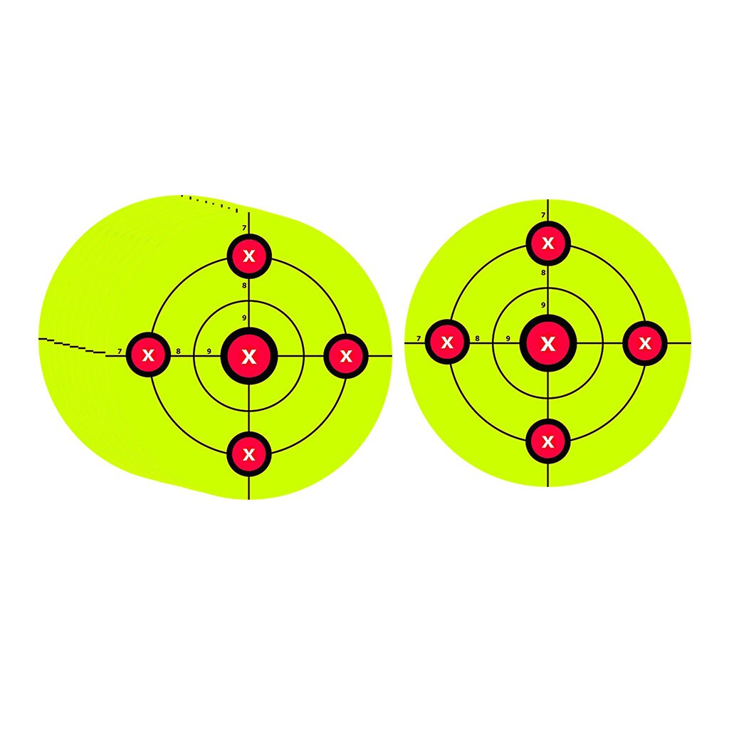 Juego de 10 adhesivos de destino reactivos, verde fluorescente, 20cm, superalto, VISIBLE