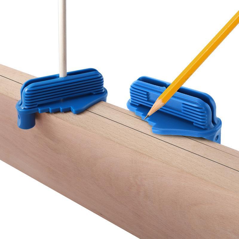 Bois Center Finder Ligne Scriber Center Ligne Décalée Trusquin En Plastique Center Traçage Jauge Outil de Marquage