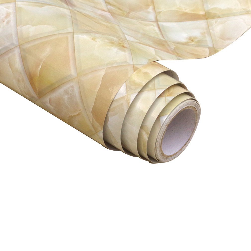 Marble Wallpaper Waterproof Pvc Self Adhesive Wall Stickers For Home Decor Wallpaper For Drawer Kitchen Bathroom: Color 2