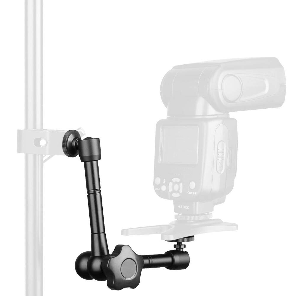 11 tommers metalljusterbar artikulerende magisk væpne superklemme til blits lcd-skjerm ledet videolys slr dslr-kamera tilbehør