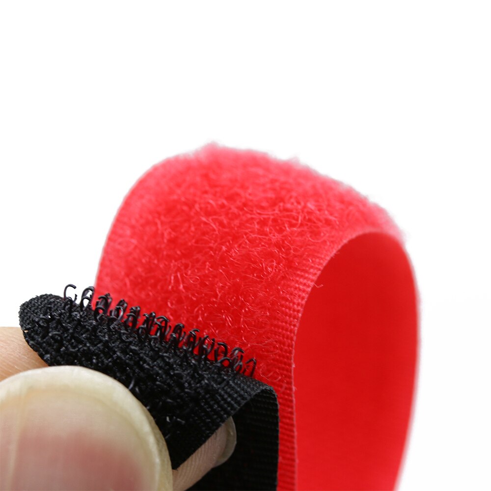 10Pcs Reusable Fishing Rod Tie Holder Strap Suspenders Fastener Hook Loop Cable Cord Ties Belt Fishing Tackle Box Accessories