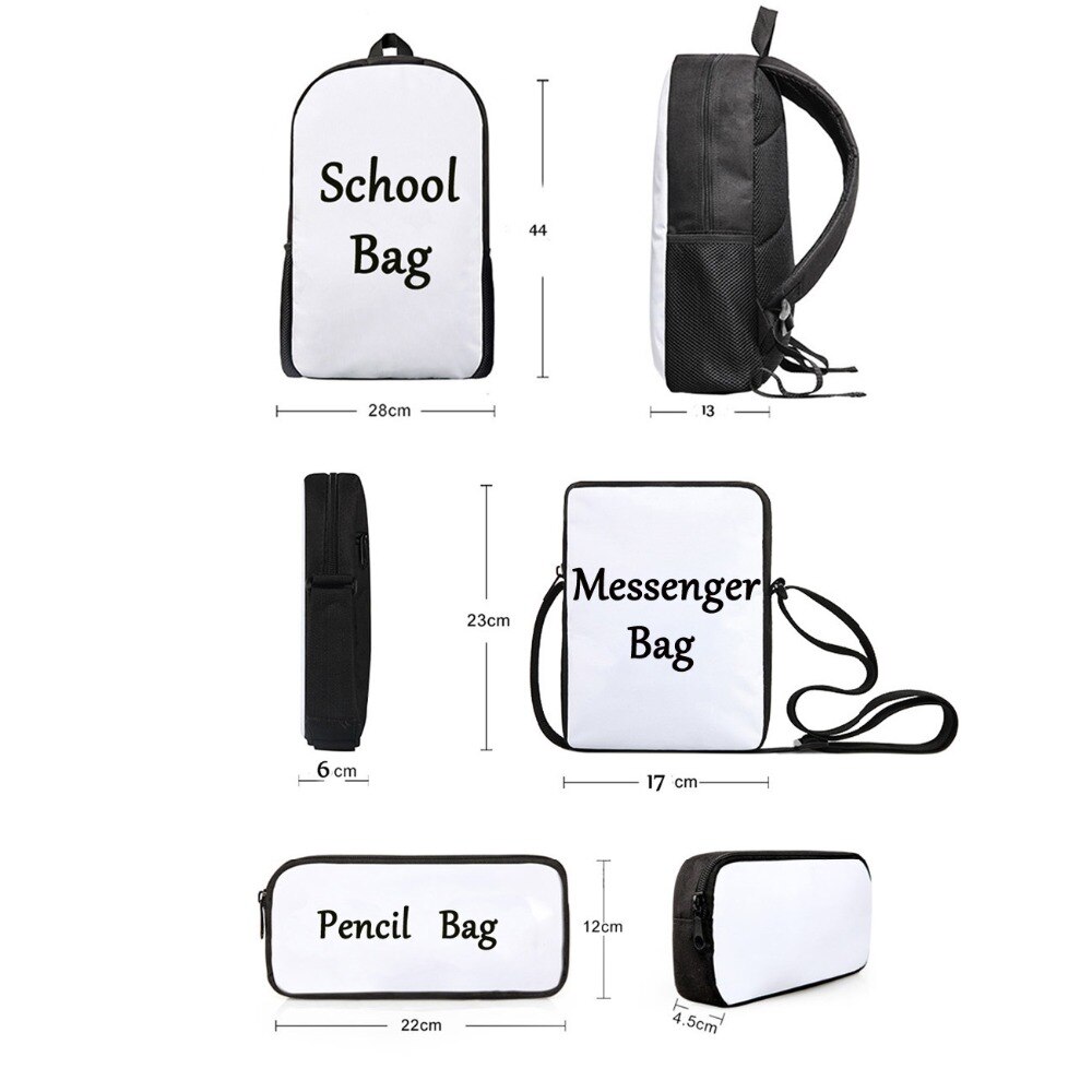 Forudesigns Mode Bloem Plumeria Gedrukt 3 Stks/set Kids Schooltassen Bloemen Rugzak Meisjes Casual Schooltassen Boek Mochila Kind