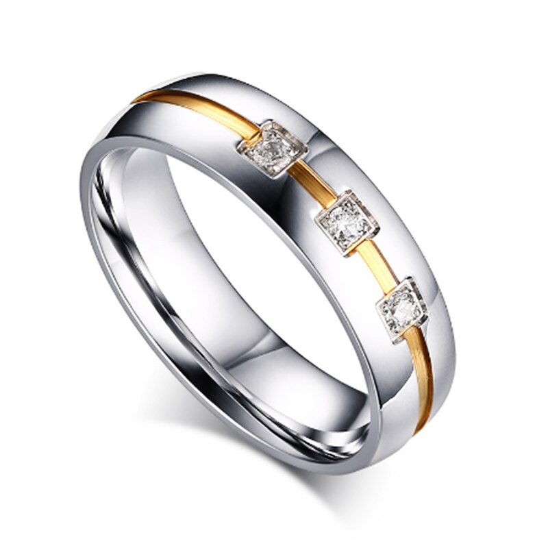 Bague Noire En Zirconium, Taille 59/USA 9 - Bijou Fantaisie Homme/femme, Alliage Cristal
