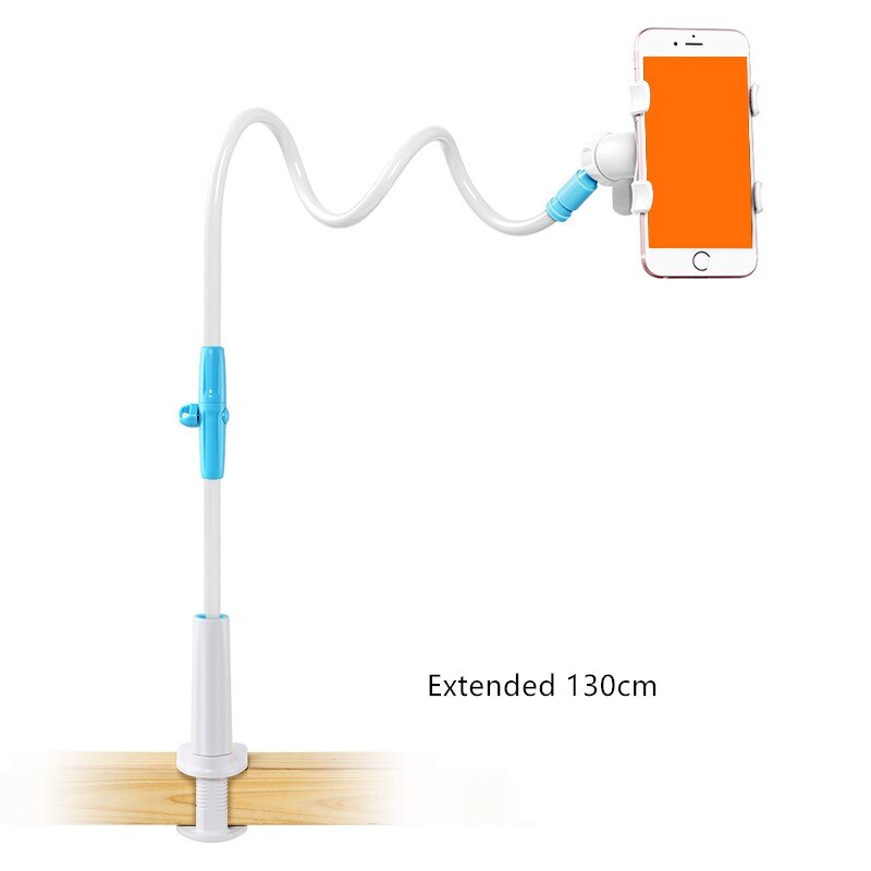 GUSGU Telefoon houder, flexibele Lange Arm Mobiele Telefoon Houder Stand Lui voor iPhone 7 Mobiele Telefoon Houder Bureau voor Telefoon Tafel