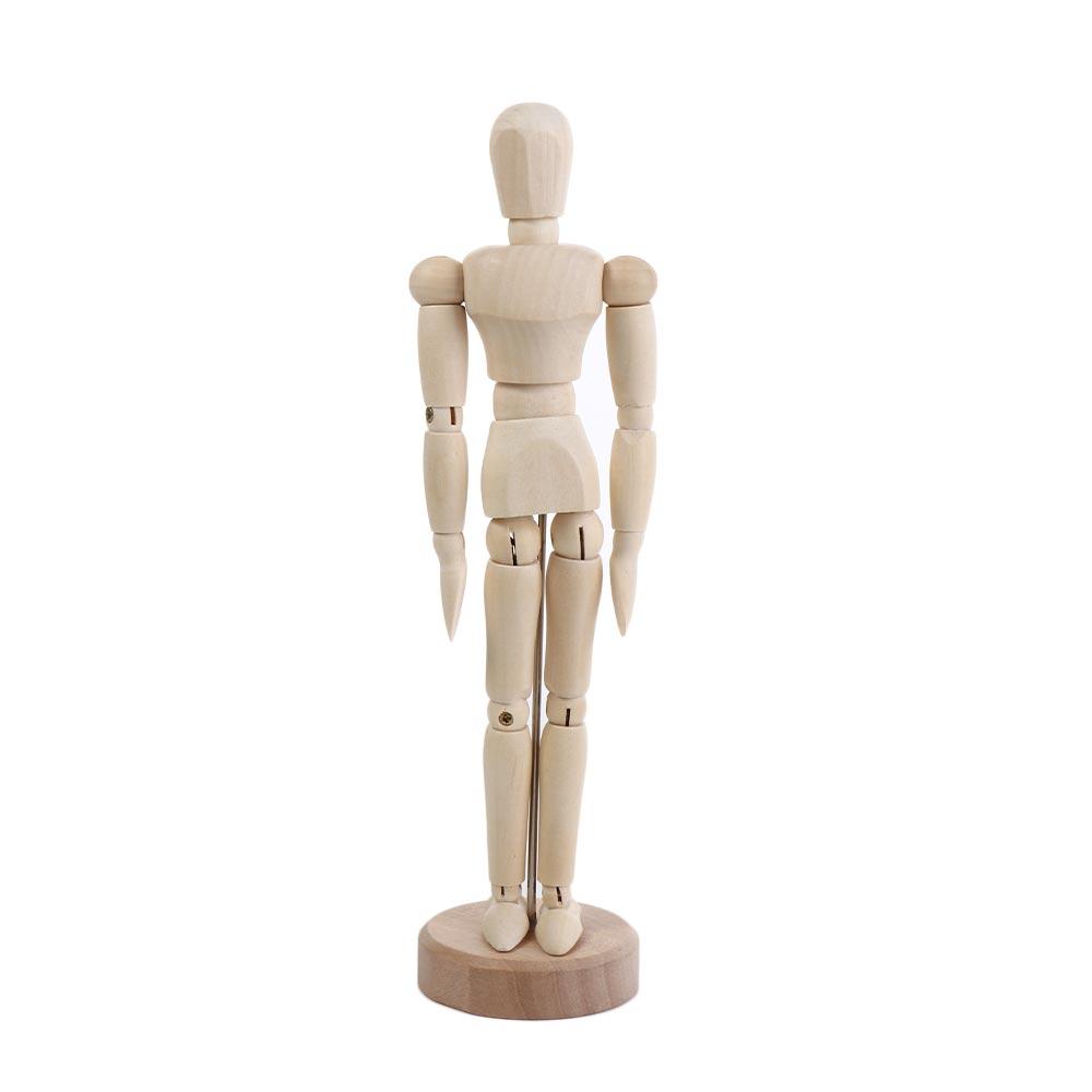 4,5 5,5 8 inch schetsbenodigdheden woondecoratie kunstenaar kunstmodellen schets tekenen actie speelgoedfiguren houten speelgoed mannequin figuurmodel: Light Grey