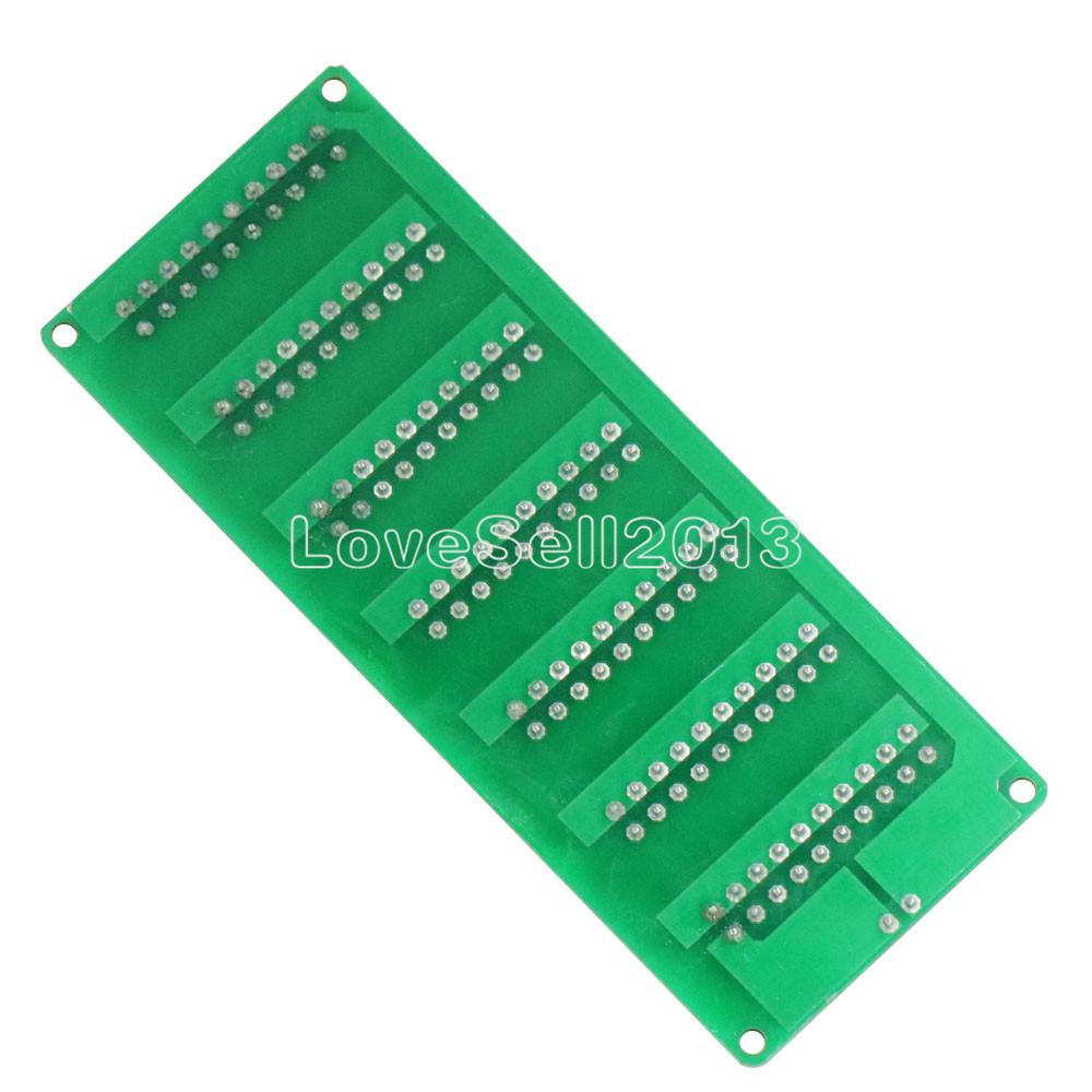 1R - 9999999R Adjustable Seven Decade Programmable Resistor Board Step 1R 1% 1/2 Watt