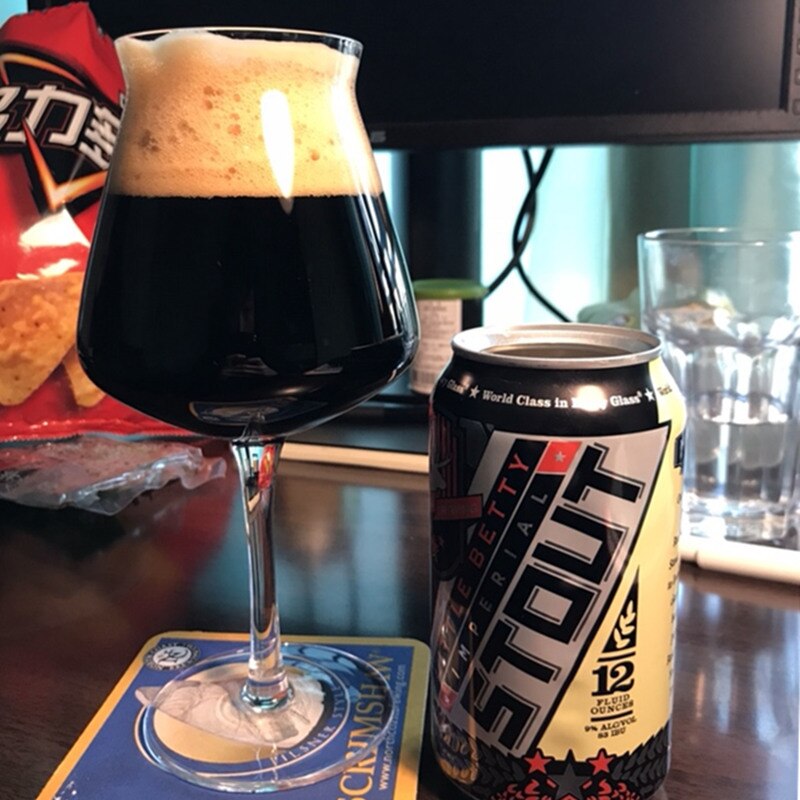 Crafted Goblet Beer Glass Cup 400ml 15oz Red Wine Glass Suitable Home Bar Hotel Restaurant Lead-free Glass Wine Set