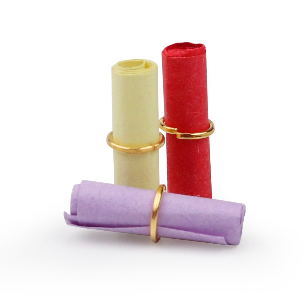 Mini papier de message mignon en capsule, pour lettre d&#39;amour, pour des de noël avec souhait, de couleur claire, 100 pièces par lot