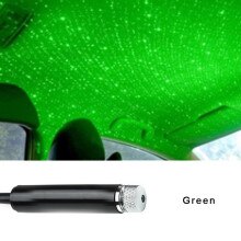 Usb Sfeer Light Ambient Sfeer Auto Groen Interieur Led Licht Dak Ster Top