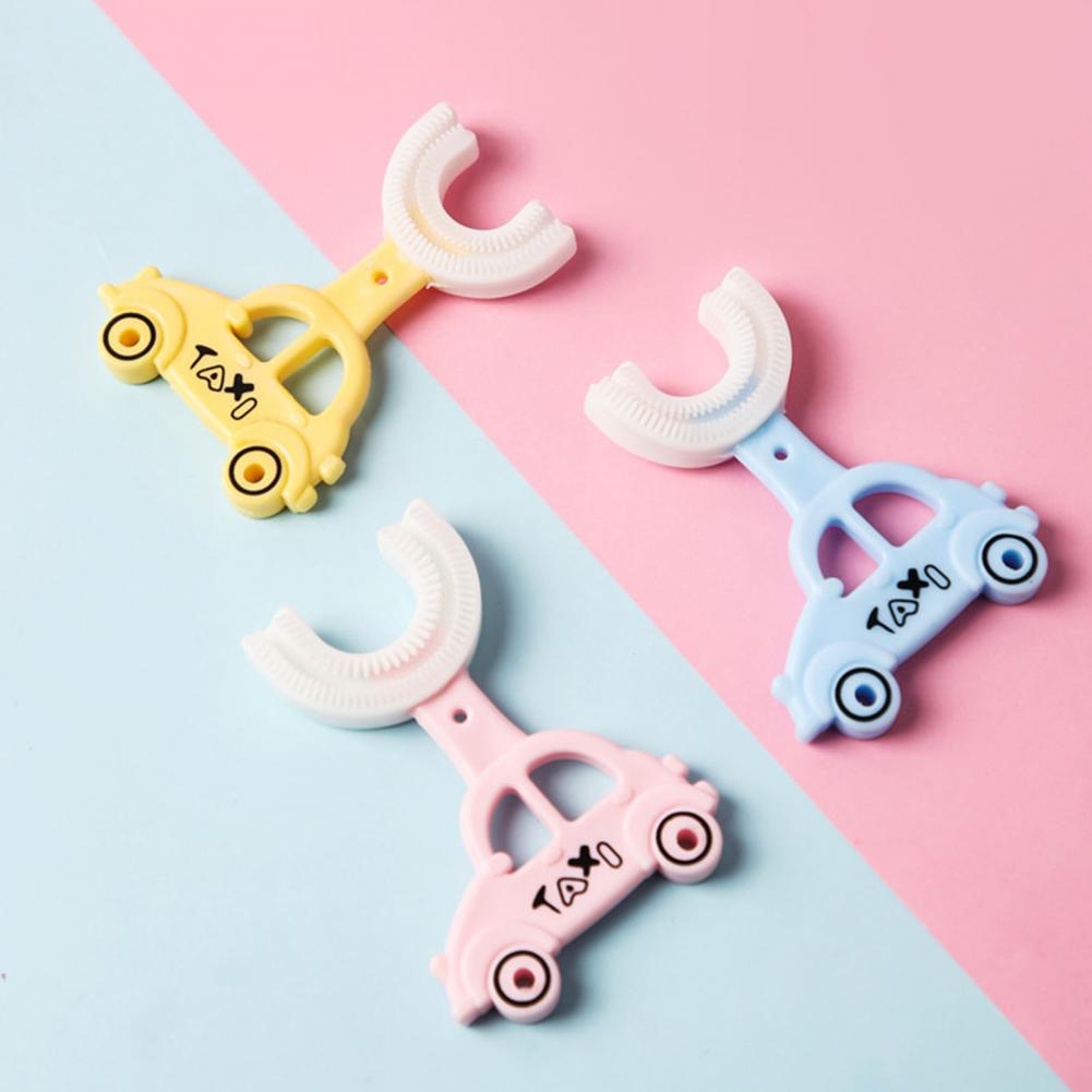 Children Toothbrush Portable Kids Toothbrush Eye-catching Labor-saving Cleansing Massage Infant Toothbrush Baby Supplies