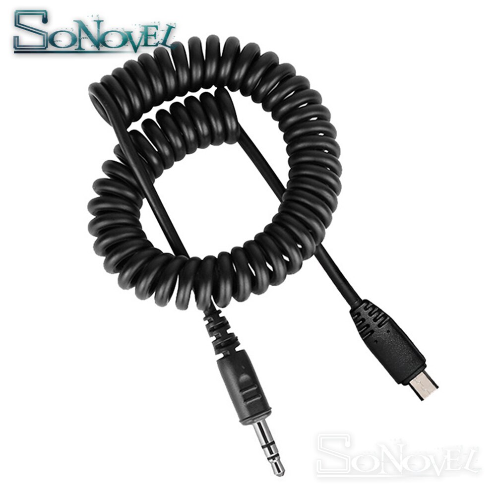 3.5mm-S2 Remote Control Shutter Connect Cable Cord for Sony A9 A7 A7R A7S A7SII A7RII A7M2 A7RIII A6500 A6300 A6000 A5100 TW-283