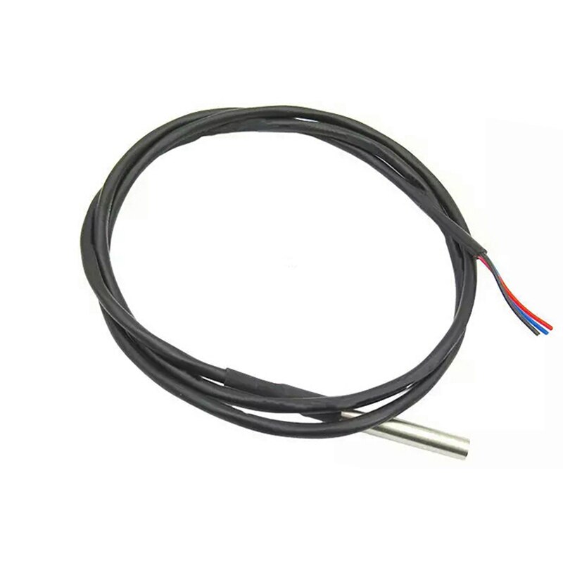 Sonde de température étanche pour Arduino, 100CM 200CM 300CM, emballage en acier inoxydable DS1820, DS18B20, capteur de température 18B20