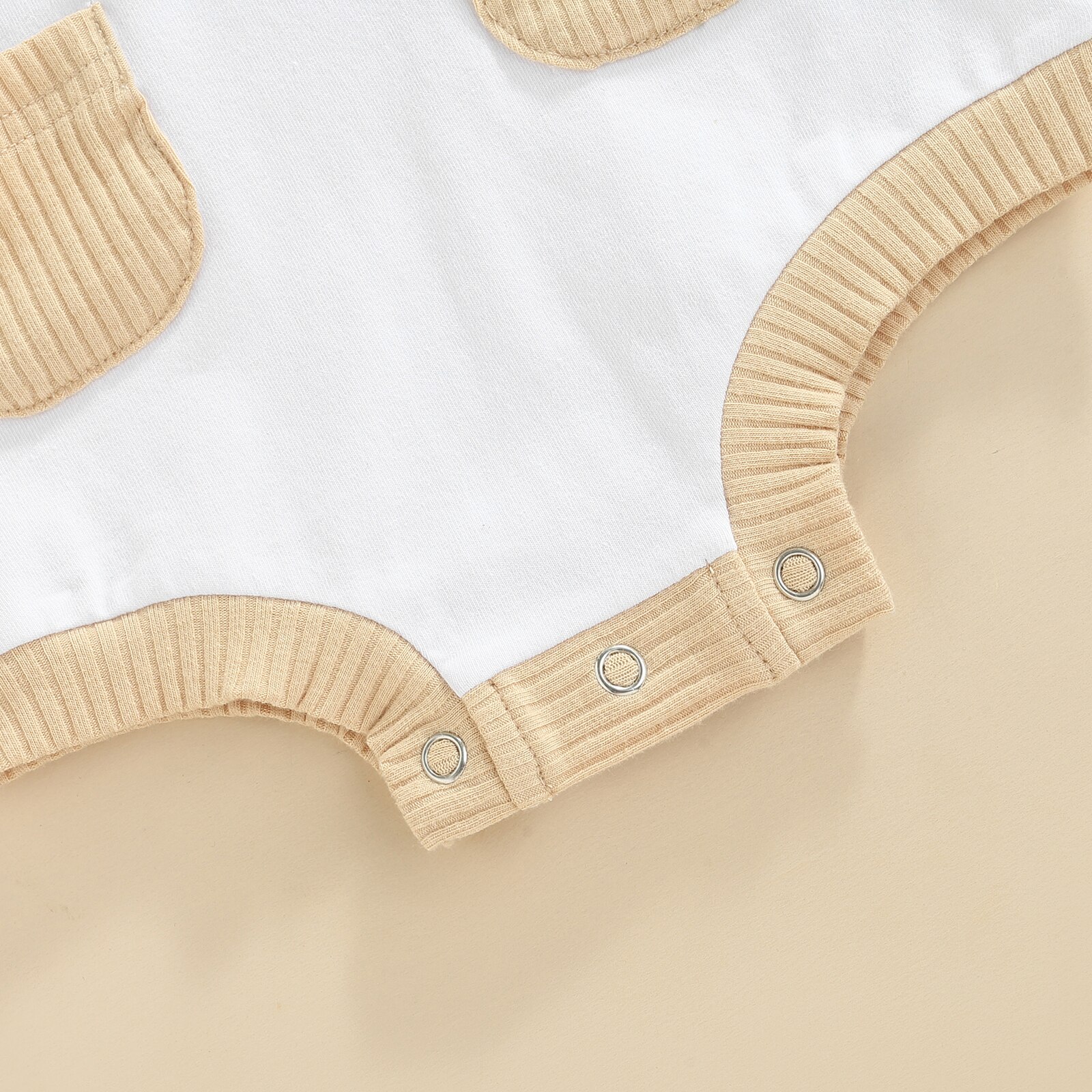 Mono de manga corta con cuello redondo y bolsillos de punto para bebé, pelele informal de 0 a 12 meses, 2022