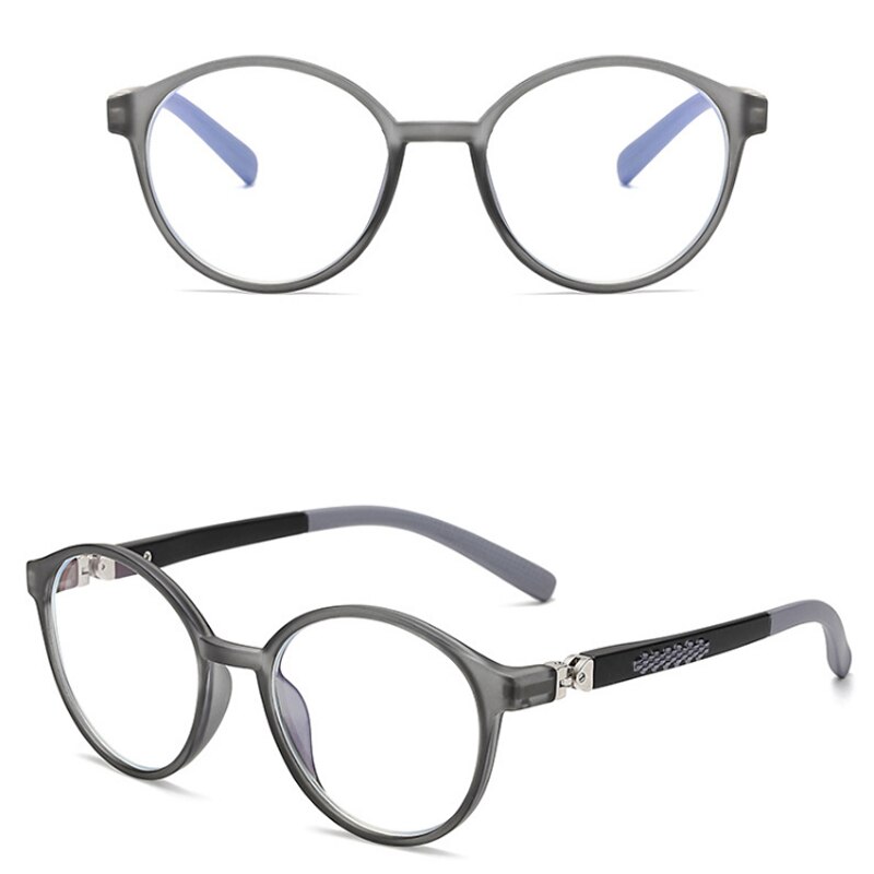 Anti-blåt lys børns briller læsebriller ultralette computergoggles brilleramme til kvinder: C3