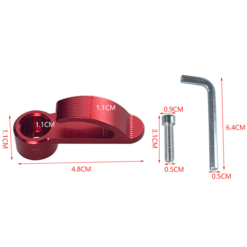 Motorrad Einzigen See Haken Helm Haken Universal- CNC Aluminium Legierung Helm Tasche Haken Halfter Für Schmutz Fahrrad Elektrische Rolle