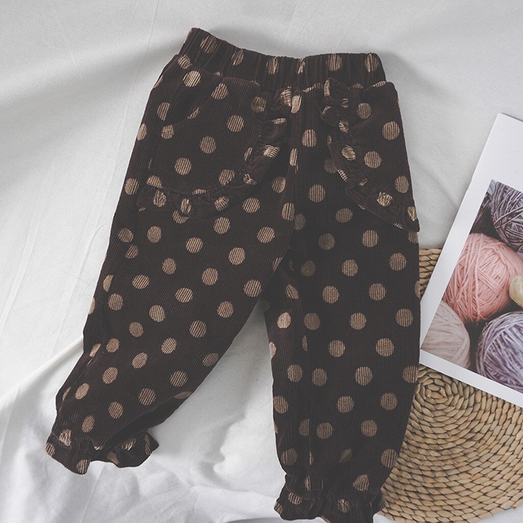 Peuter kinderen baby jongens meisjes broek corduroy herfst warme strik losse effen broek broeken voor meisjes kinderen kinderen broek  #12.6