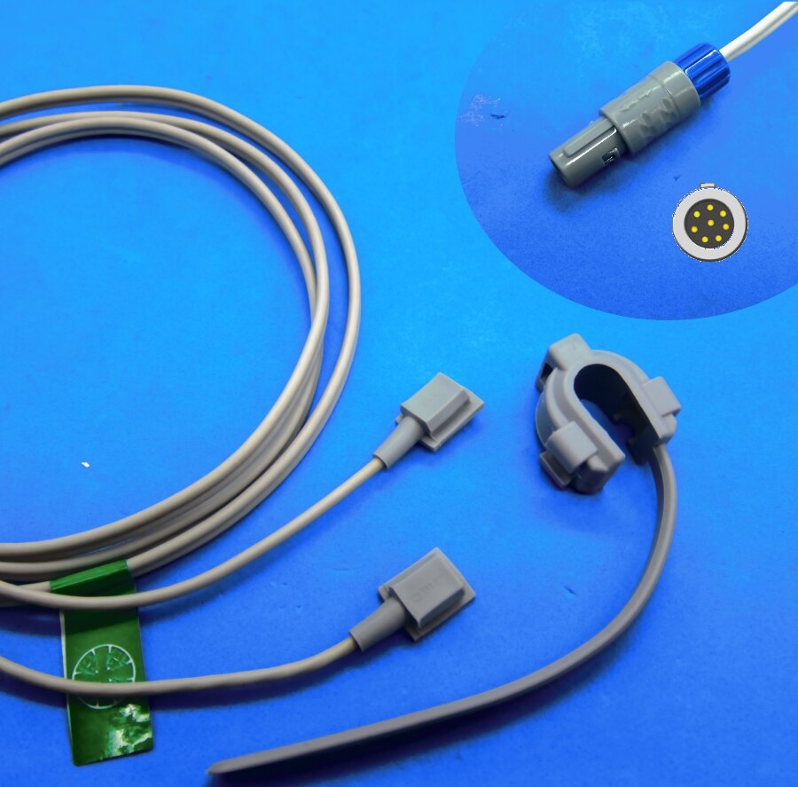 Long cable AWT adult finger clip spo2 sensor for zondan nellcor patient monitor: Y-model