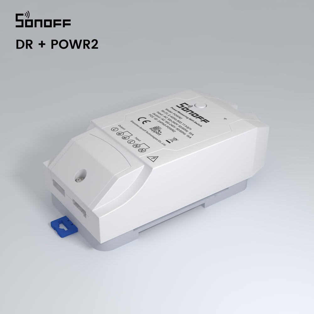 Itead Sonoff DR DIN Rail Tray Mounted Adjustable Holder Support Most Sonoff Products Basic RFR2 RFR3 POWR2 TH10/16 Dual