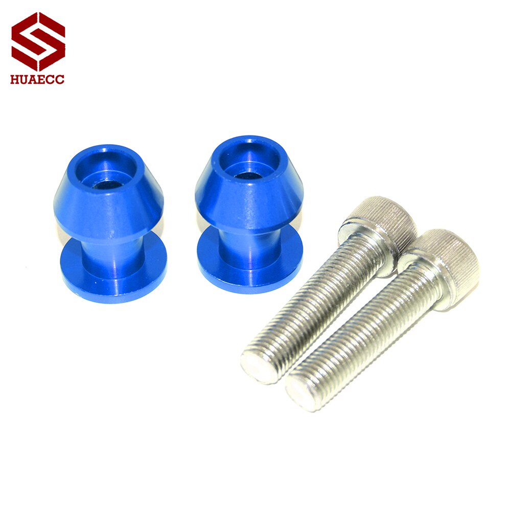 De tornillos de soporte 10mm Basculante de soporte deslizador de bobinas tornillos de soporte para Kawasaki Z750 Z750S Z750R ZX7R ZX9R ZX10R Versys1000