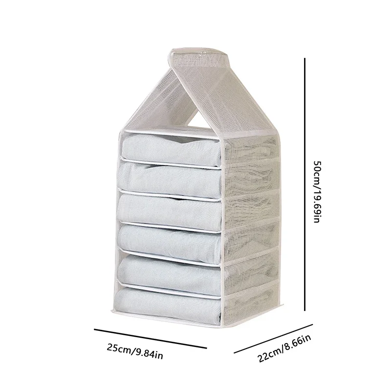 Organizzatore di biancheria intima Organizzatori appesi Copri vestiti Appendiabiti Appendiabiti Deposito dormitorio Guardaroba Famiglia a strati Giardino domestico: Blu