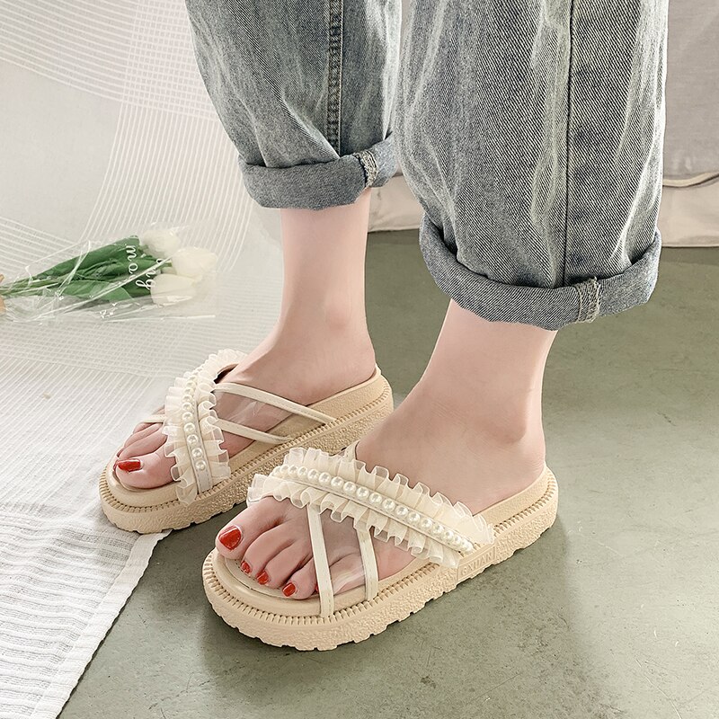 Summer Women&#39;s Shoes Roman Sandals Slippers Beach Outdoor Sandals