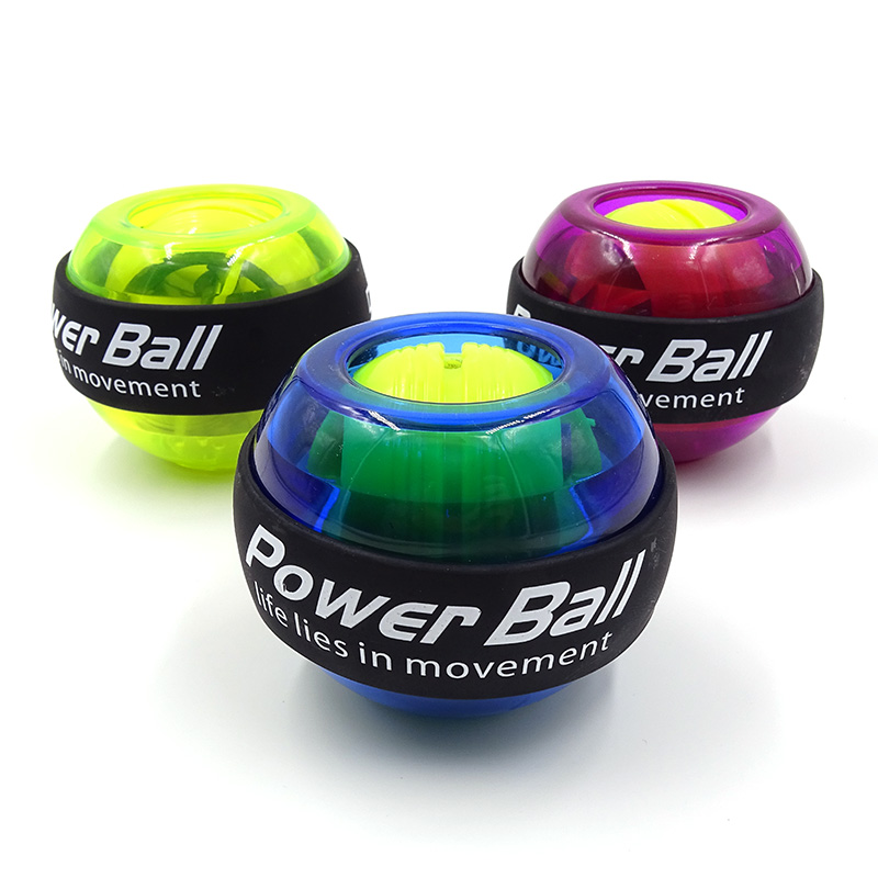 LED Wrist Ball Trainer Gyroscope Strengthener Gyro Power Ball Arm Exerciser Power ball Exercise Machine Gym Fitness Equipment