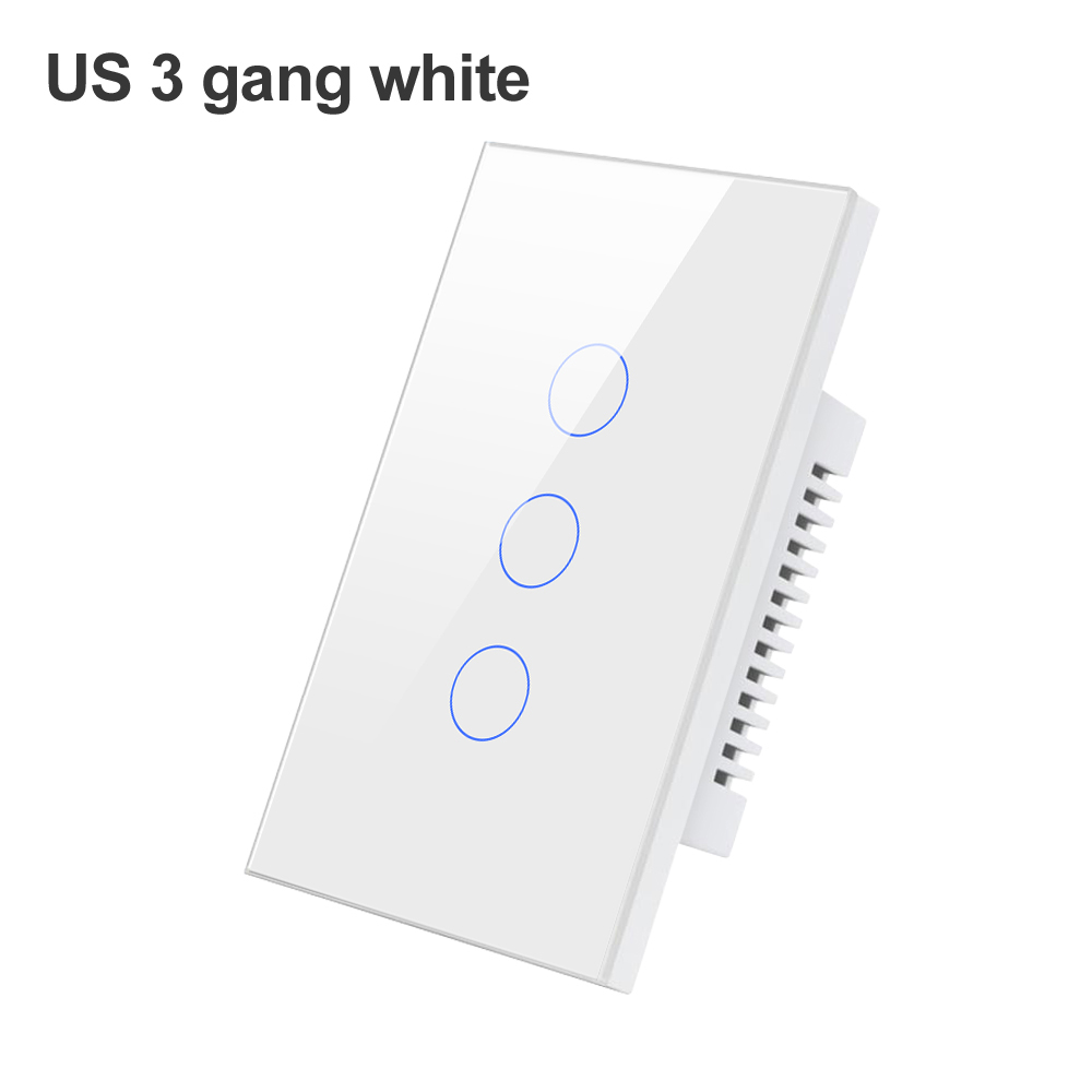 Avato tuya us wifi slimme wandschakelaar 1/2/3/4 -voudige slimme aanraaksensor led-lichtschakelaars smart home alexa google home: Bundel 3