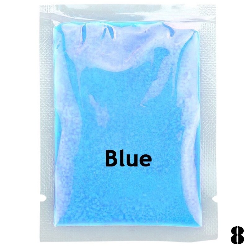 Partículas de Luz Súper fluorescentes de colores, pigmento brillante, arena brillante que brilla en la arena oscura, 2 uds.: 8