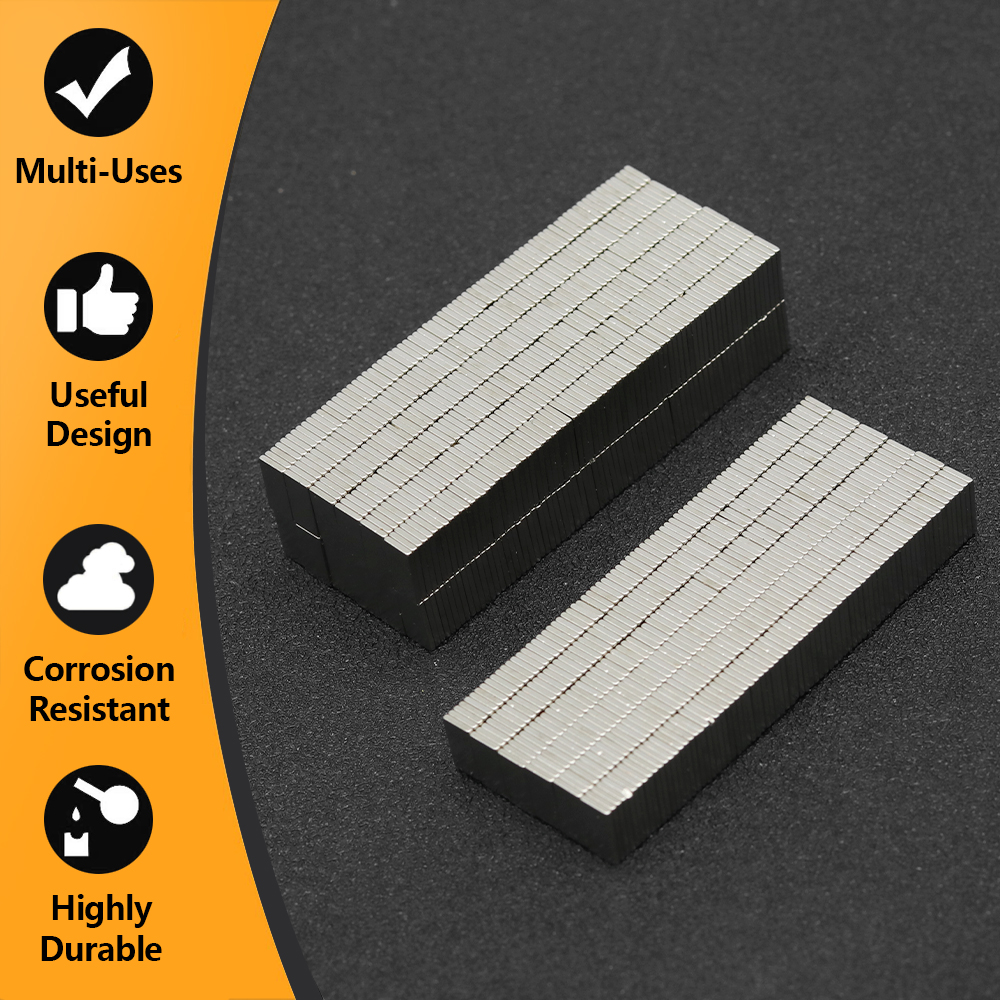 5~1000pcs 10x5x1mm Strong Block Magnet for Refrigerator Magnets DIY Craft Science Projects Office Whiteboard Workshop 10*5*1