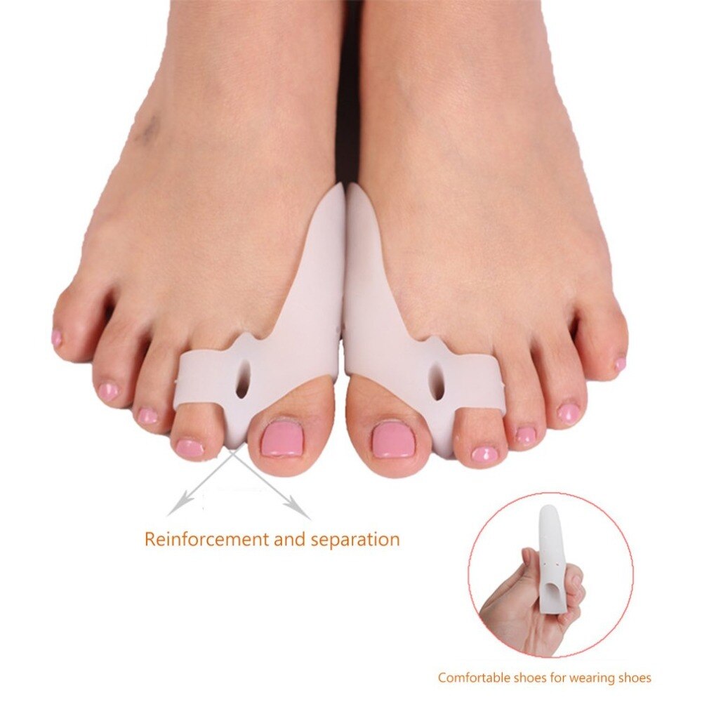 8 Stks/set Hallux Valgus Corrector Alignment Teen Separator Middenvoet Spalk Orthesen Pijnbestrijding Voetverzorging Tool