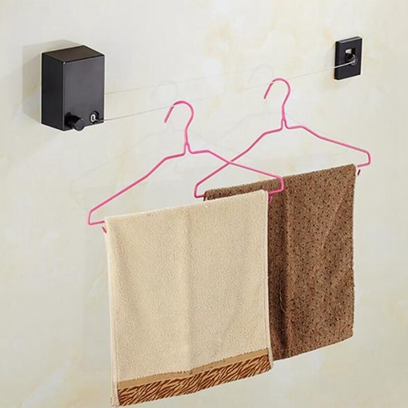 Telescopic Clothesline Dryer Indoor Outdoor Drying Rack ABS Plastic Clothesline Rack Washer Dryer Telescopic