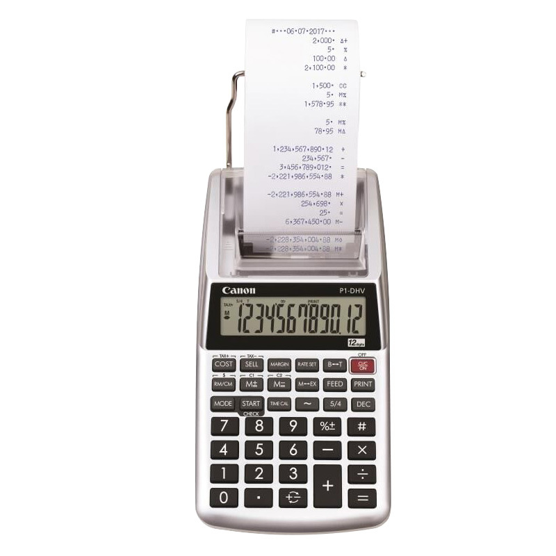 Calculadora de salida de papel, dispositivo de impresión financiera, bancaria, auténtica, rueda de tinta P1dhvg, calculadora de impresión monocromática