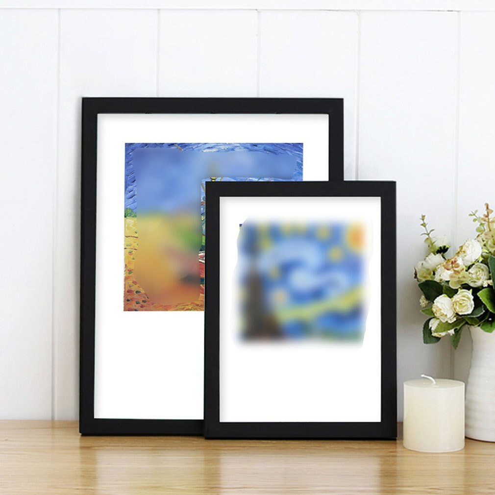 Solid Wood Photo Frame Wall Mounted Album Photo Decoration Painting Frame Mounting 5 Inch Photo Frame