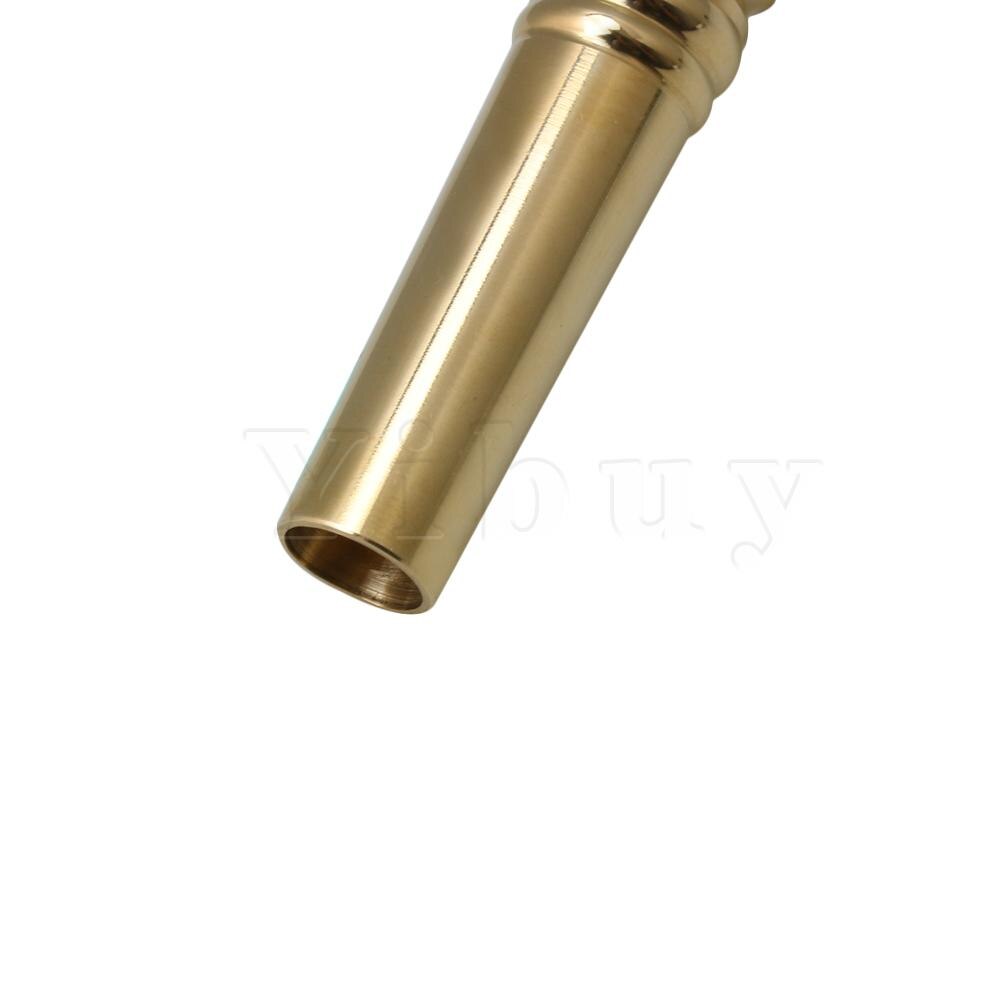 Yibuy guld messing alt trombone mundstykke 38mm diameter 1/2al