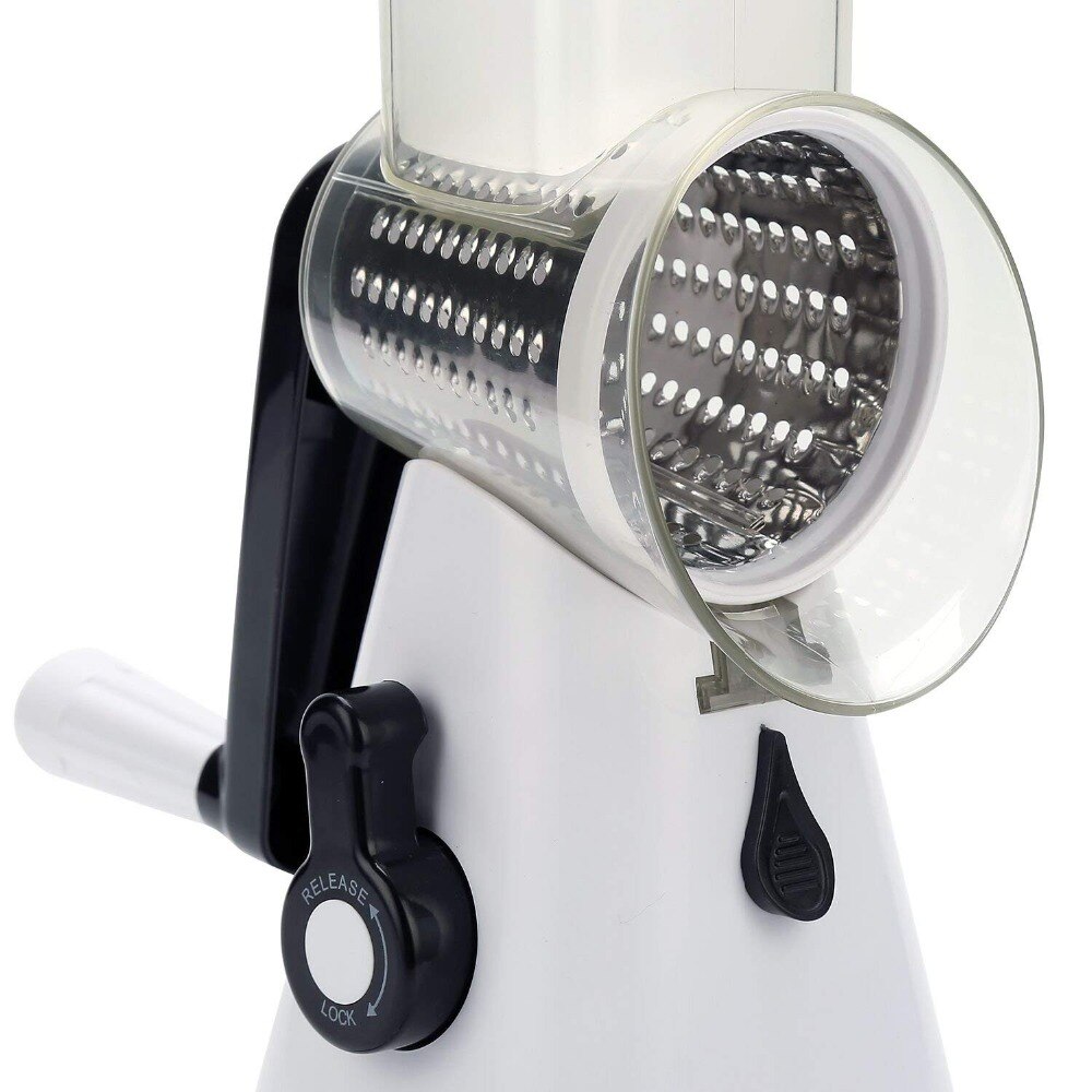 3 in 1 Multifunktionale Rotary Mandoline Slicer, Gemüse Cutter slicer &amp; schredder, Veggie Spiralizer, Mutter Schredder, veggie cutter