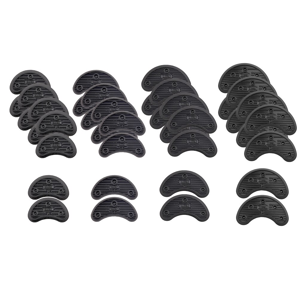 40x Black Rubber Shoe Heel Tips Sole Repair Shoes Repair Wear-resisting