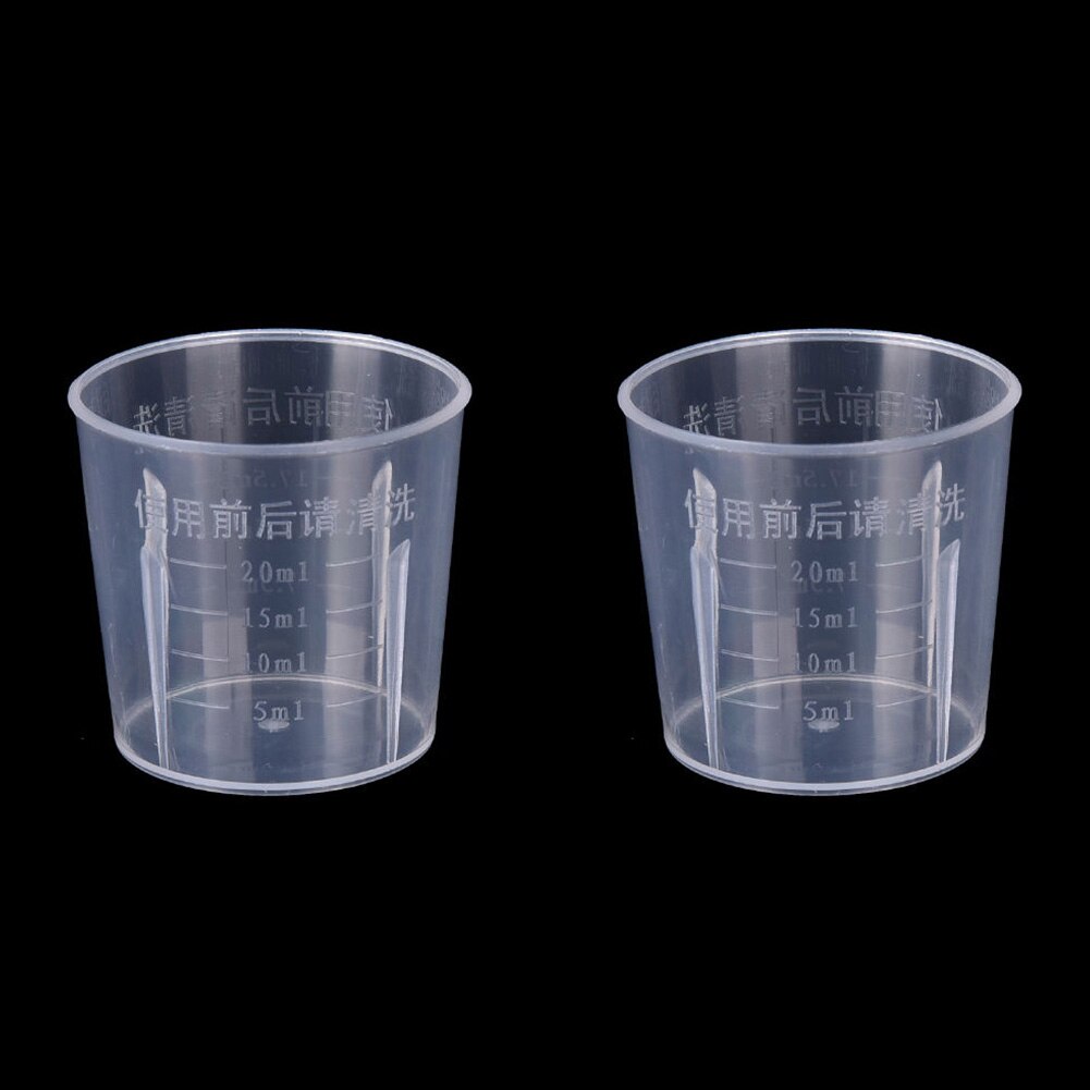 20ml / 30ml /50ml /300ml /500ml/1000ml Clear Plastic Graduated Measuring Cup for Baking Beaker Liquid Measure JugCup Container