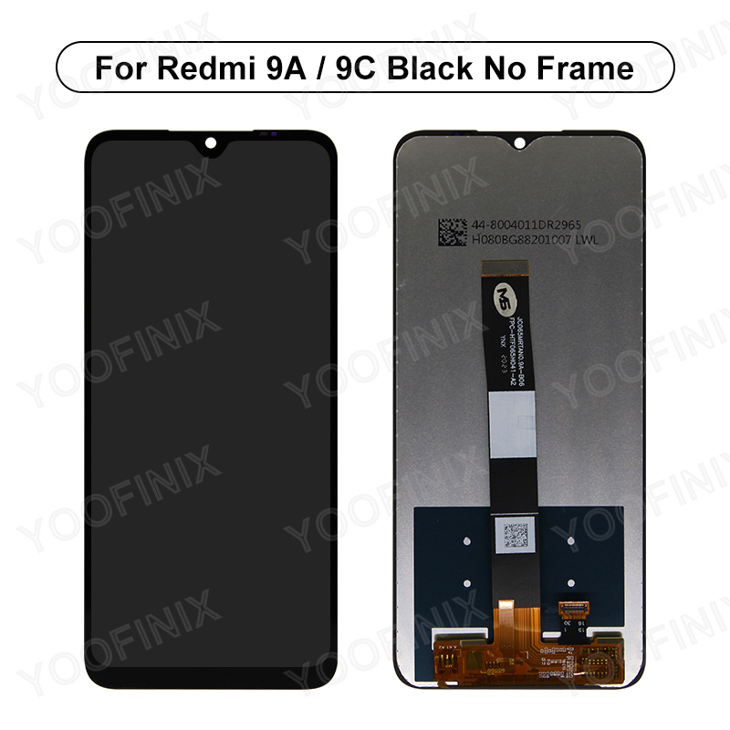 Oem-val för xiaomi redmi 9a lcd  m2006 c 3lg -skärm  m2006 c 3li pekskärm för xiaomi redmi 9c lcd  m2006c reservdelar: Linné