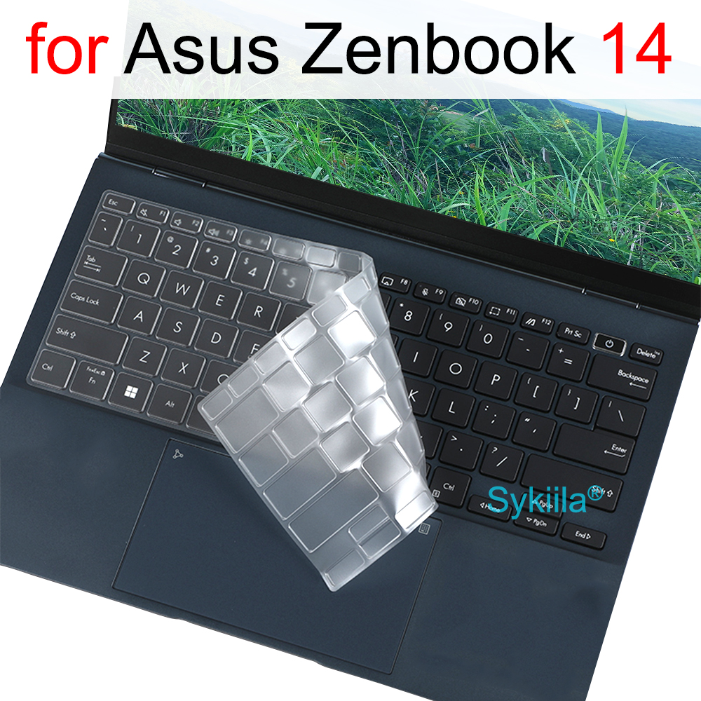 Tastaturabdeckung für ASUS Zenbook 14 OLED kippen Profi UX3406 UX3405 UX3404 hoch3404 UX6404 Q420 UX5401 Silikon-Schutzhülle