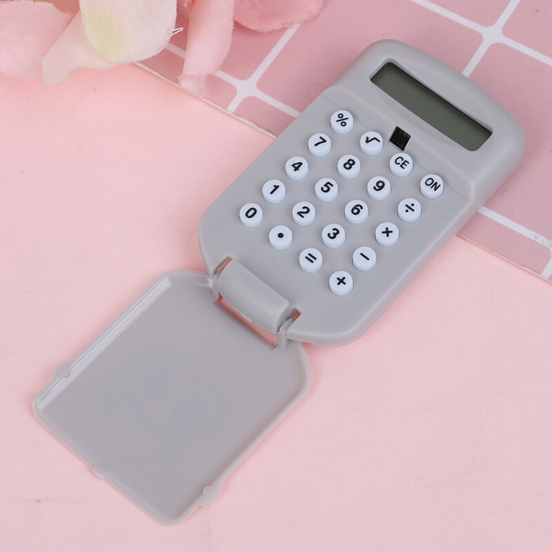 Mini Cute Pocket 8 Digits Electronic Calculator Desktop Student School Supply Portable for school student
