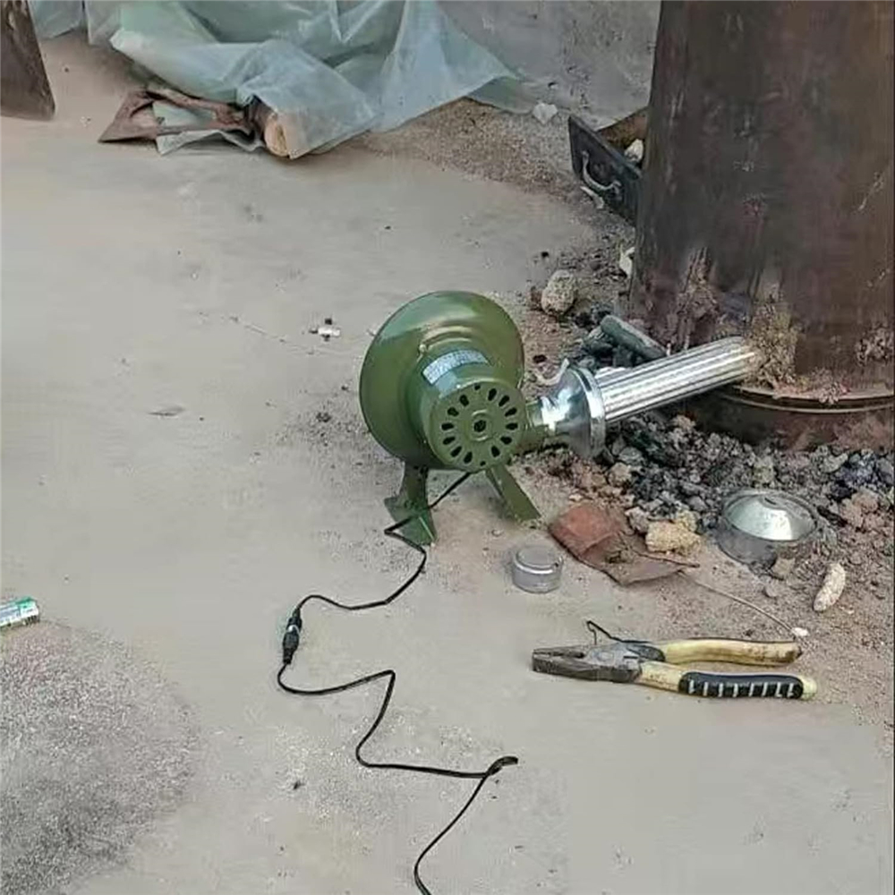 Elektrischer Gebläseventilator, Grillventilator, 100 V, 220 V, geeignet für Grill, Mini-Schmied, Forges-Gebläse mit Geschwindigkeitsadapter, AC100–240 V, M89B