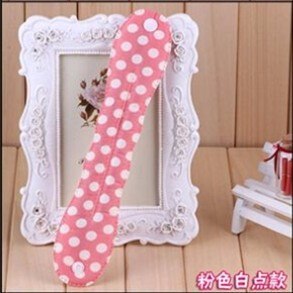 coréenne sauvage bouton tissu plat meatball tête cheveux bourgeon tête boucle ceinture manchon belle éponge florale cheveux bâton cheveux outils: Pink White point