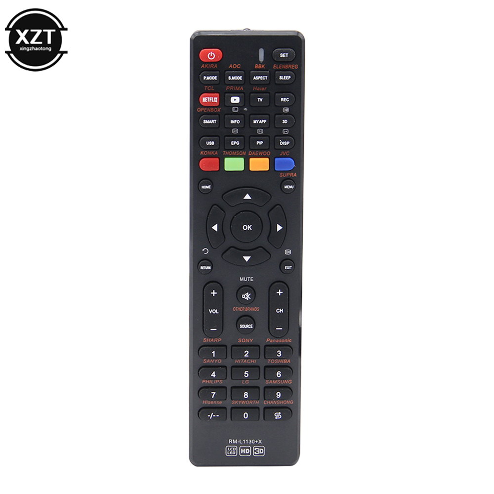 Universal- Fernbedienung Rm-L1130 + X Für Alle Tv Clever Tv Fernbedienung Angenehm Zu Verwenden Für LED TV oder LCD TV