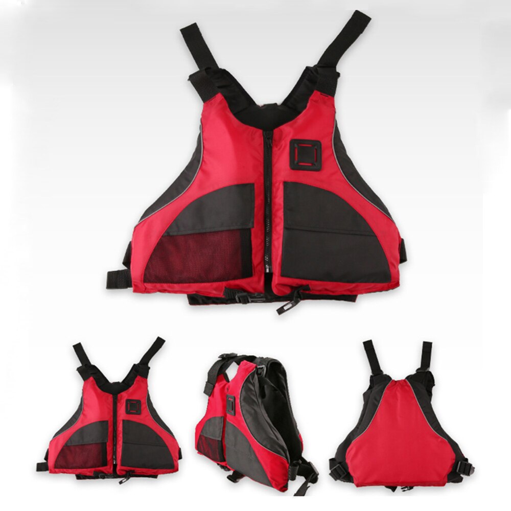 Multifunctional Adult Buoyancy Vest Big Pocket Fishing Suit Swimming Rafting Surfing Safety Life Jacket EPE Foam Floating Vest