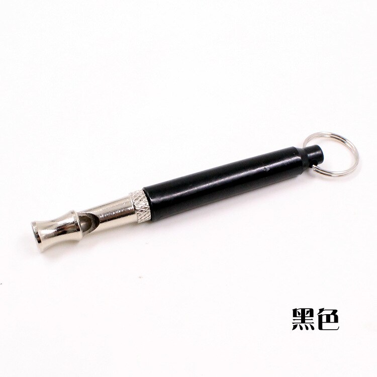 Dog Accessories UltraSonic Supersonic Sound Pitch Silent Dog Pet Puppy Command Training Whistle For Dogs: black
